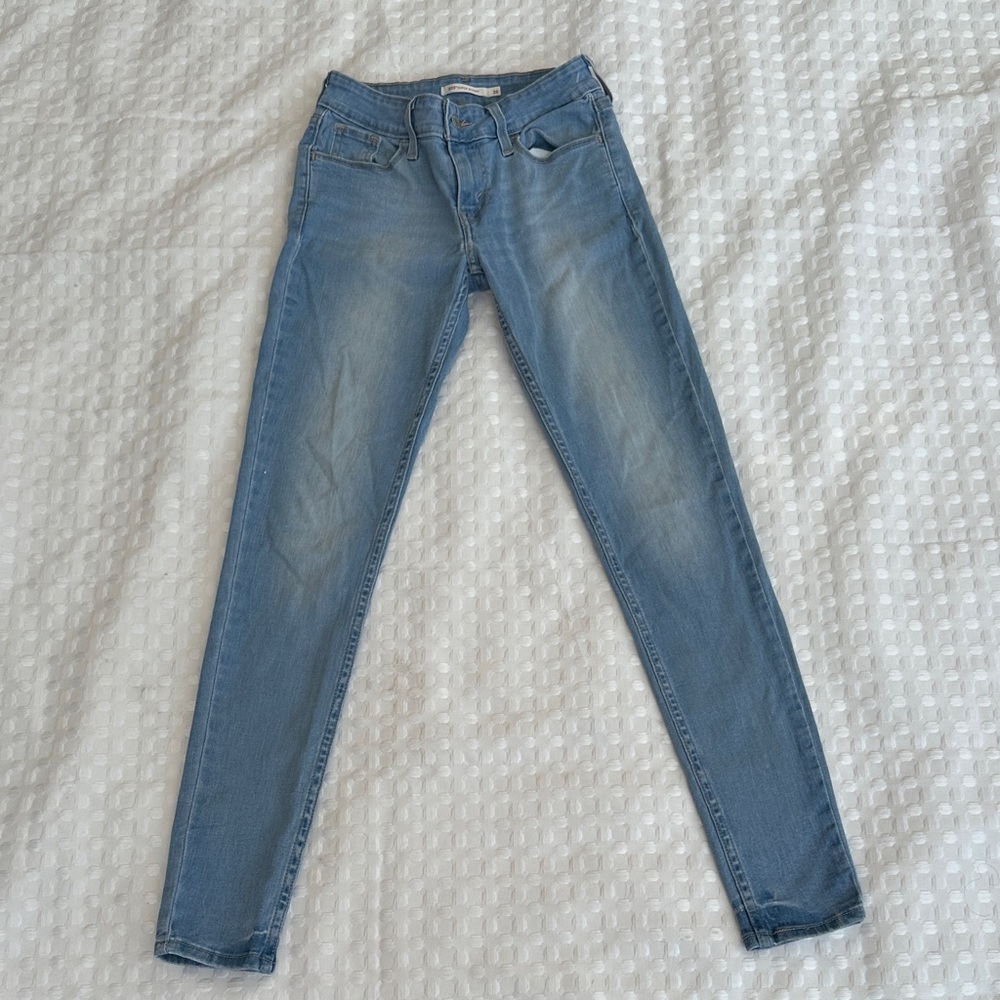 Levi's 535 Women's Super Skinny Jeans - Light Blue Wash 26x30